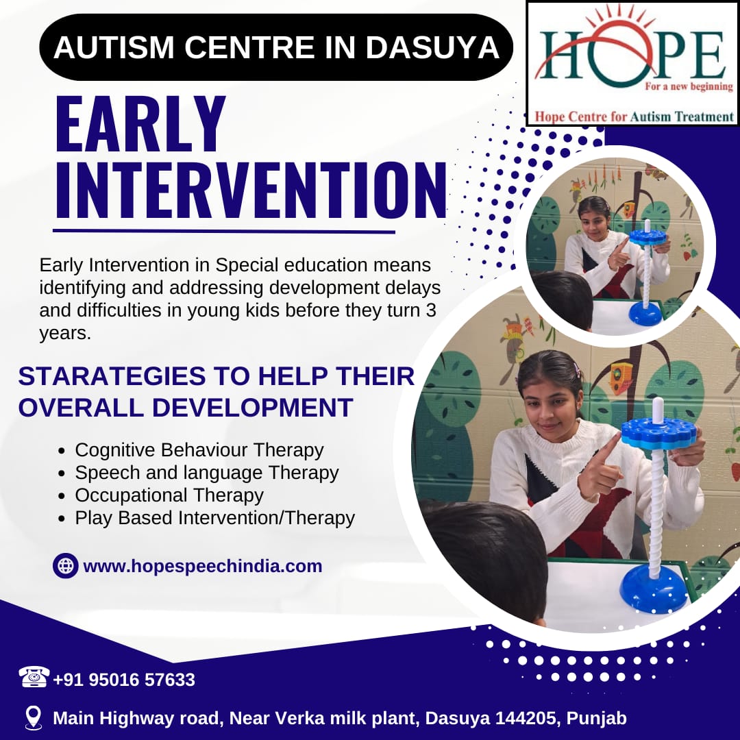 WHAT IS EARLY INTERVENTION?